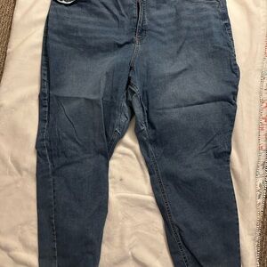 Ava & Viv High Rise Blue Jeans with Stretchy Fit